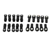 Gvvsjgdbis 20Pcs Plastic Rod End Link Linkage Balls Joint for 1/10 RC Car Crawler Axial SCx10 II 90046 TRx4,B & A
