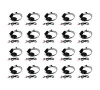 Gvvsjgdbis 20X 3.5MM Audio Headset Computer Headsets with 270 Degree Boom Mic Suitable for Desktop Computers