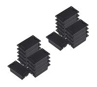 Gvvsjgdbis 20X Guitar Bass 9V Battery Holder Compartment Cover Case Black