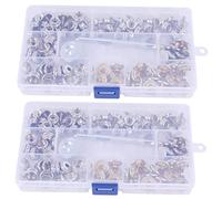 Gvvsjgdbis 240-Pieces Stainless Steel Marine Grade Canvas and Upholstery Boat Cover Snap Button Fastener Kit