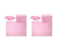 Gvvsjgdbis 250PCS Disposable Nail Art Table Towels Mat 13 X 17inch Waterproof Nail Art Mat Paper Sheet Clean Pads Tattooing Pink