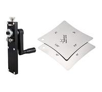 Gvvsjgdbis 2Pcs Guitar Fingerboard Fretboard Saddle Nut Radius Gauge with Alloy Guitar Fretwire Bender