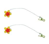 Gvvsjgdbis 2pcs Hat Brim Clip Ring Dual-Purpose Flower Bird Feeder Bird Feeder Outdoor Bird Attracting Artifact