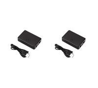Gvvsjgdbis 2X 2 Port Network Switch RJ45 Switch Network Splitter Cable Extender 100Mbps Selector Power Free 2 Way Adapter Connector
