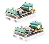 Gvvsjgdbis 2X 380W 3 Phases Brushless Motor Controller Board(No/Without Hall Sensor) BLDC PWM PLC Driver Board DC 6.5-50V