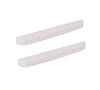 Gvvsjgdbis 2X 42mm Bone Nut for Electric Guitar Tele