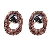 Gvvsjgdbis 2X A2Dc Connector Pure Copper Cable for Headset Cks1100 E40 E50 E70 Ls200 Ls300 Ls400 Ckr90 Ls70 Headphones