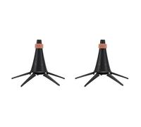 Gvvsjgdbis 2X Clarinet Stand Holder 5-Leg Metal Clarinet Stand Portable Clarinet Holder Accessory for Clarinet A
