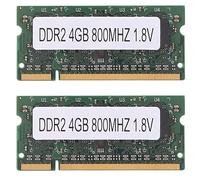 Gvvsjgdbis 2X DDR2 4GB 800Mhz Laptop Ram PC2 6400 2RX8 200 Pins SODIMM for AMD Laptop Memory