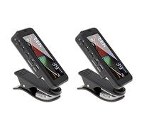 Gvvsjgdbis 2X Guitar Tuner Large LCD Screen Metronome Generator with Clip for Chromatic Guitar Bass Ukulele Violin