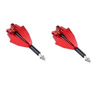 Gvvsjgdbis 2X Metal Universal Heavy Duty RC Car Winch Anchor, Foldable Winch Anchor, for 1/10 RC Car Crawler,TRX4 SCX10 D90