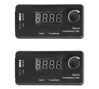 Gvvsjgdbis 2X Mini 3 Modes Digital Servo/ESC Consistency Tester Steering Gear Measurement for RC Helicopter Airplane Car Tool