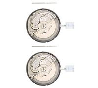Gvvsjgdbis 2X NH35 Movement Day Date Set High Accuracy Automatic Mechanical Watch Wrist with Movement Watch Steel Stem