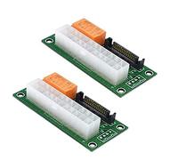 Gvvsjgdbis 2X Power Board Dual PSU Multiple Power Supply Adapter Add2Psu with ATX 24Pin to 4Pin Connector for