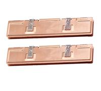 Gvvsjgdbis 2X Pure Copper RAM Heatsink Radiator for Ram DDR3 Memory Cooler Cooling Heat Sink Desktop Memory Radiator DDR2 DDR3 DDR4