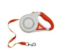Gvvsjgdbis 3 Meters LED Flashlight Pet Leash Retractable Lighted Night Outdoor Walking Non-Slip Handle Supplies Easy Install,B