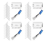 Gvvsjgdbis 36Pcs Understring Radius Gauge + String Action Ruler Gauge Tool + Guitar Bridge Saddle Nut Files Set Guitar Repair Tool