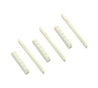 Gvvsjgdbis 3Set Bone Bridge Saddle and Nut for 6 String Acoustic Guitar
