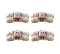 Gvvsjgdbis 4 Sets Waterproof Face Washing Wristbands Absorbent Sleeve for Women - Towel Arm Bands Girl Gifts Creamy White-Toast
