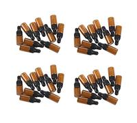 Gvvsjgdbis 40Pcs 3Ml Empty Brown Glass Dropper Bottles with Pipette for Essential Oil