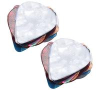 Gvvsjgdbis 40Pcs Colorful Celluloid Thin Guitar Picks 0.46mm / 0.71mm Color Random