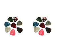 Gvvsjgdbis 40Pcs Thin Guitar Picks 0.46mm Random Colour
