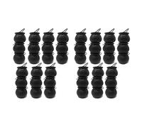 Gvvsjgdbis 48 Pack Plastic Black Witch Candy Bowls Cauldrons,Pot with Handle,for Halloween, Easter, 's Day Favors