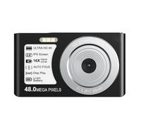 Gvvsjgdbis 48MP 4K Mini Digital Camera Built-in Fill Light Student Camera Anti-Shake B 1Set