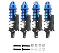 Gvvsjgdbis 4PC Metal RC Piggyback Hole to Hole 90mm for 1/10 RC Crawler Car -4 TRX4 Axial SCX10II D90 CC01 Replacement,Blue