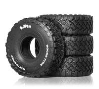 Gvvsjgdbis 4pcs 1.9inch 116mm Rubber Tires for 1/10 Rock Track Redcat Scx10 Ii Axial Yikong D90 Trx4 Trx6 Rc Car Tyre