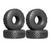 Gvvsjgdbis 4PCS 116mm 1.9 Inch Rubber Tire Wheel Tyre for 1/10 RC Crawler Car Axial SCX10 Pro Capra Traxs TRX4 D90 Redcat