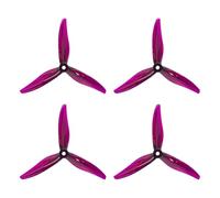 Gvvsjgdbis 4PCS 51377 5 Inch Propeller 3-Blade CW+CCW FPV Propeller for RC Drone FPV Racing Compatible with 2207 Motors A