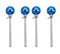 Gvvsjgdbis 4Pcs Bass Drum Pedal Beater Aluminum Alloy Hammer Percussion Instrument Accessory Parts,Blue
