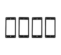 Gvvsjgdbis 4Pcs Flat Humbucker Pickup Mounting Ring Frame ABS for Electric Guitar