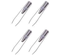 Gvvsjgdbis 4X Stainless Steel Eyelashes Eyebrow Tweezer + LED Light
