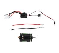 Gvvsjgdbis 540 Brushed Motor 27T with 1060 Brushed ESC 60A 2-3S LiPo Waterproof Electric Speed Controller for RC 1/10 Car