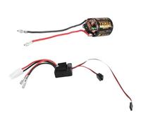 Gvvsjgdbis 540 Brushed Motor 55T with 1060 Brushed ESC 60A 2-3S LiPo Waterproof Electric Speed Controller for RC 1/10 Crawler Car