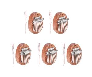 Gvvsjgdbis 5X 8 Key Mini Kalimba Exquisite Finger Thumb Piano Marimba Musical Good Accessory Pendant Gift
