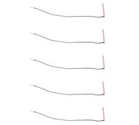 Gvvsjgdbis 5X Acoustic Guitar Saddle Piezo Bridge Red Pickup Stick for Acoustic Guitar Music Instrument Part