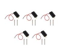 Gvvsjgdbis 5X Electric Guitar Humbucker Pickups Bridge Alnico V Pickup Black