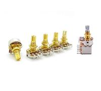 Gvvsjgdbis 6 Pcs Guitar Potentiometer A500K, 5 Pcs a & 1 Pcs B