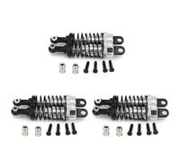 Gvvsjgdbis 6 Pcs Oil Adjustable 65Mm Damper for Rc Car 1/18 A959 A969 A979 K929 Silver