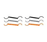 Gvvsjgdbis 6-Piece Conduit Lockout Wrench Set, Tighten and Loosen Locknuts in Tight Spaces, 1/2, 3/4 and 1-Inch, Offset Bends 50900