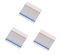 Gvvsjgdbis 60 Pcs 0.7mm Tip Gel Silver Tone Ink Pen Refill Replacement