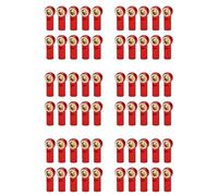 Gvvsjgdbis 60Pcs M3 Ball Joint Link Bar Rod Seals Ball Tie Rod End for 1/10 Rc Truck Car Truck Red