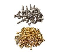 Gvvsjgdbis 60Pcs Pickguard Screw for Strat/Tele Electric Guitar Bass, 30Pcs Silver & 30Pcs Gold