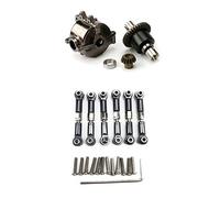 Gvvsjgdbis 6Pcs Adjustable Metal Linkage Pull Rod for A949 & Aluminum Alloy Shell with Metal Gear Differential