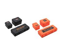 Gvvsjgdbis 6pcs Plastic Rc Car Storage Box Decoration Tool for Trx4 Axial Scx10 1/10-3Pcs Orange & 3Pcs Black