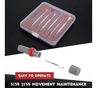 Gvvsjgdbis 6Pcs T-Shaped Anti Slip Screwdrivers Set for 3135 2135 Movement Watch Repair Precision Screwdriver Watch Repair Tool