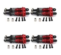 Gvvsjgdbis 8 Pcs Oil Adjustable 65mm Damper for Rc Car 1/18 A959 A969 K929,Red